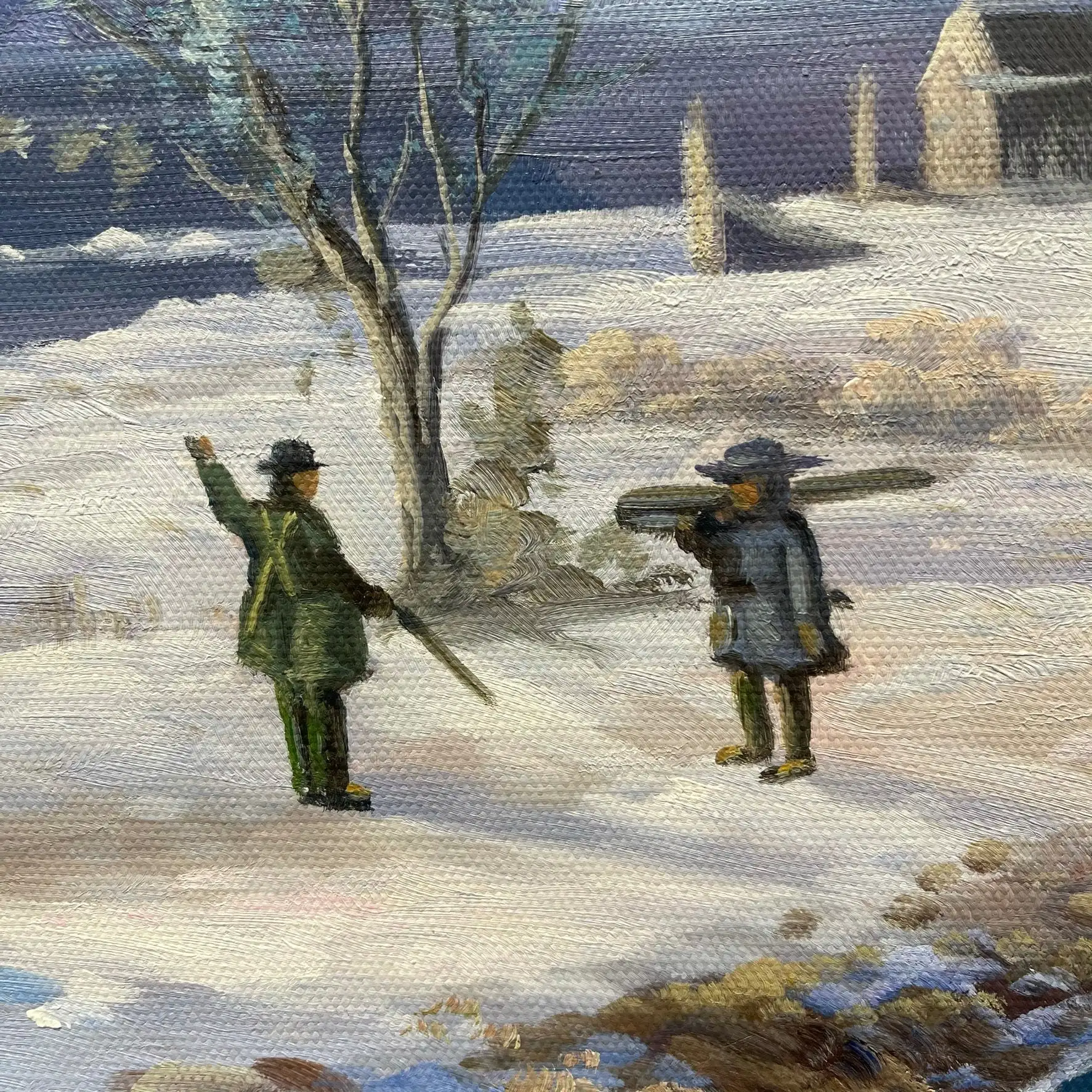 23.5x35.5 inch handmade oil painting fine art 100% hand painted snow river classical landscape for living room decoration canvas 23.5x35.5 inch handmade oil painting fine art 100% hand painted snow river classical landscape for living room decoration canvas