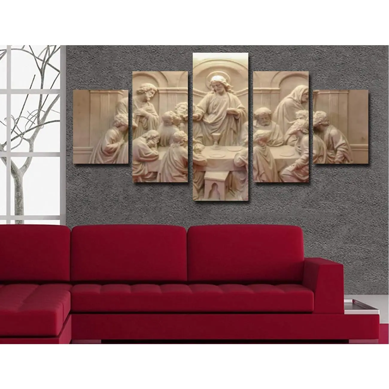 custom 5 piece canvas wall art print set jesus' last supper christian decor moq 1 ultima cena paintings custom 5 piece canvas wall art print set jesus' last supper christian decor moq 1 ultima cena paintings